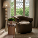 Silla giratoria auxiliar de chenilla de alto rendimiento Madison Linen