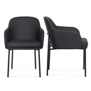 Sillón Sydney de piel vegana - Juego de 2