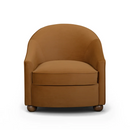 Silla auxiliar Cettie  de terciopelo