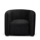 Silla giratoria auxiliar Curves Velvet