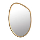 Espejo de pared Mika de 23" x 35.4" color dorado
