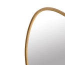 Espejo de pared Mika de 23" x 35.4" color dorado