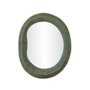 Espejo de pared verde bosque Orpheus de 22" x 28"