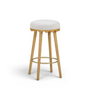 Taburete de bar y mostrador de mohair vegano Oodle