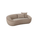 Loveseat Jenny de 78" de imitación de mohair