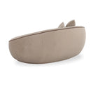 Loveseat Jenny de 78" de imitación de mohair