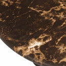 Mesa de centro redonda Byron de 36" para interiores y exteriores.