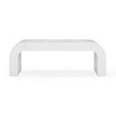 Mesa de centro arqueada Hump de 46 pulgadas