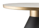 Mesa de centro redonda de mármol Richard de 68,5 cm (27")