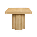 Mesa de comedor rectangular Bambi de 90" de fresno