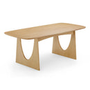 Mesa de comedor rectangular Cybill 79"
