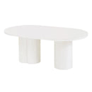 Mesa de comedor ovalada Elora de 79"