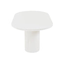 Mesa de comedor ovalada Elora de 79"