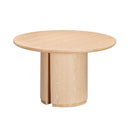Mesa de comedor redonda de madera Marlow de 48 pulgadas