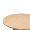Mesa de comedor redonda de madera Marlow de 48 pulgadas