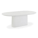 Mesa de comedor Nara de 84" para interiores y exteriores.