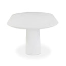 Mesa de comedor Nara de 84" para interiores y exteriores.