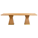 Mesa de comedor rectangular de madera Nolan de 98"