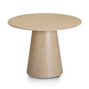 Mesa de comedor redonda Sahara de roble 41"