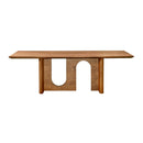 Mesa de comedor rectangular Satra de nogal de 92"