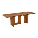 Mesa de comedor rectangular Satra de nogal de 92"
