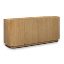 Bufetera Moora de 70" de fresno natural con 4 puertas