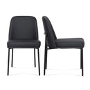 Sillas de comedor Sydney de piel vegana - Juego de 2